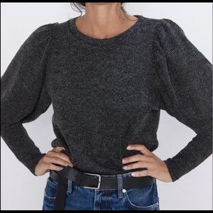 Zara Balloon Sleeve Top